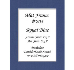 Mat Frame 205 - Royal Blue