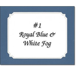 Mat 1 - Royal Blue / White Fog