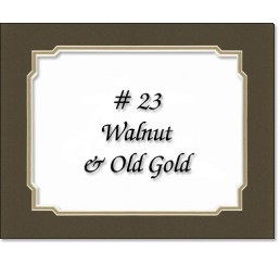 Mat 23 - Walnut / Old Gold