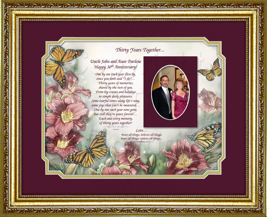 Personalized Anniversary Gift with Photo